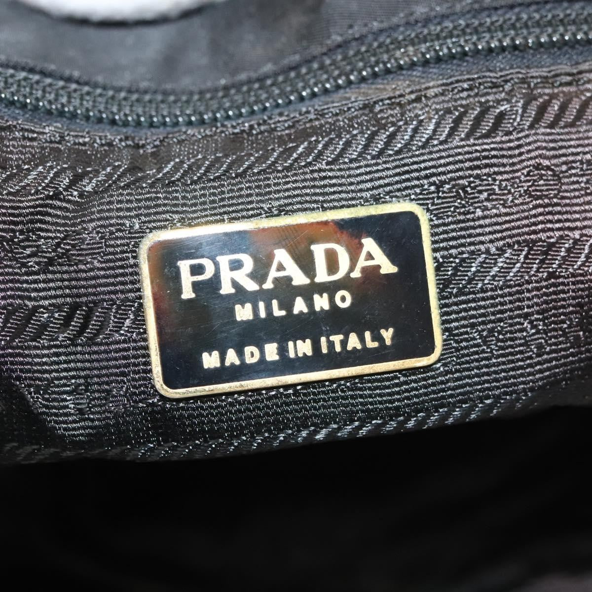 Prada Metal Handles Tote Tessuto