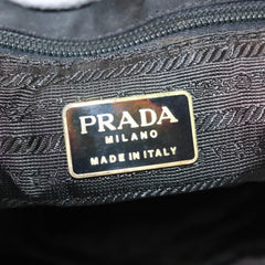 Prada Metal Handles Tote Tessuto