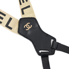 Chanel Logo Suspenders Canvas