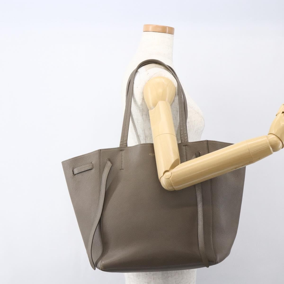 Celine Phantom Tie Cabas Tote Leather