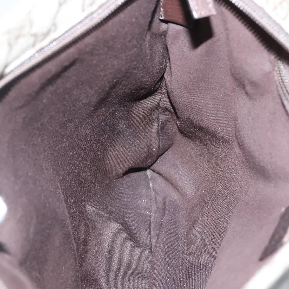 Gucci Zip Top Messenger Bag GG Coated Canvas