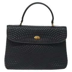 Bally Vintage Handbag Quilted Leather