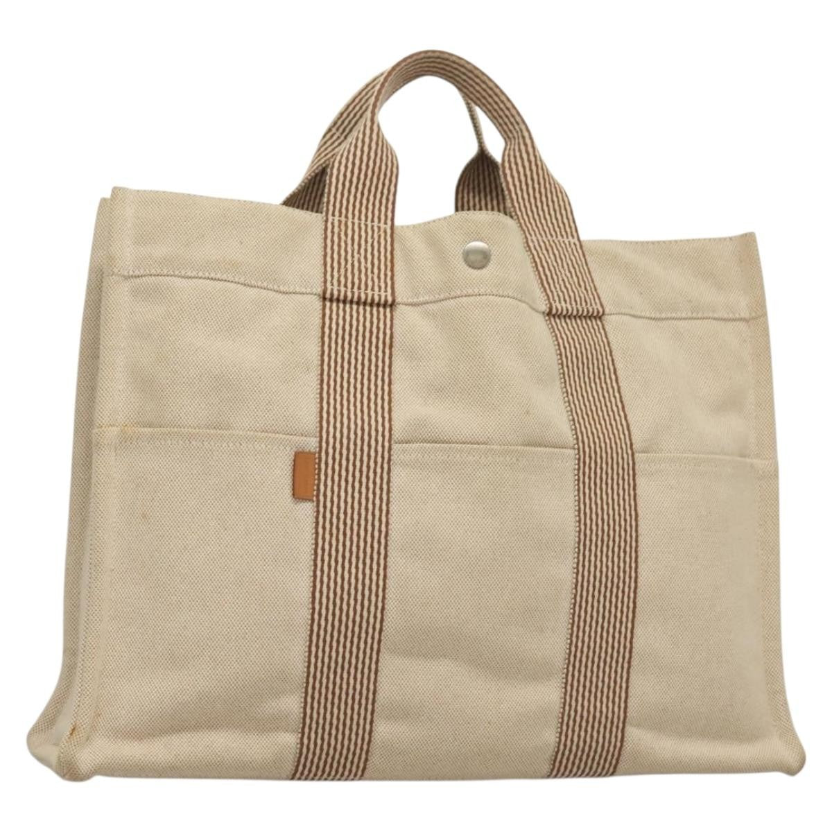 Hermes Fourre Tout Tote Toile