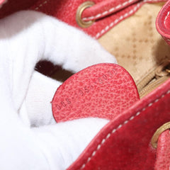 Gucci Vintage Bamboo Backpack Suede