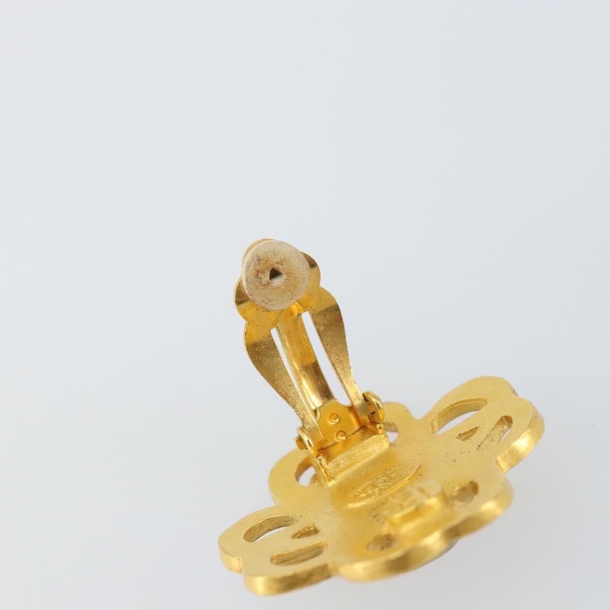 Chanel CC Hoop Clip-On Earrings Metal