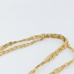 Bally Vintage Chain Shoulder Bag Quilted Leather