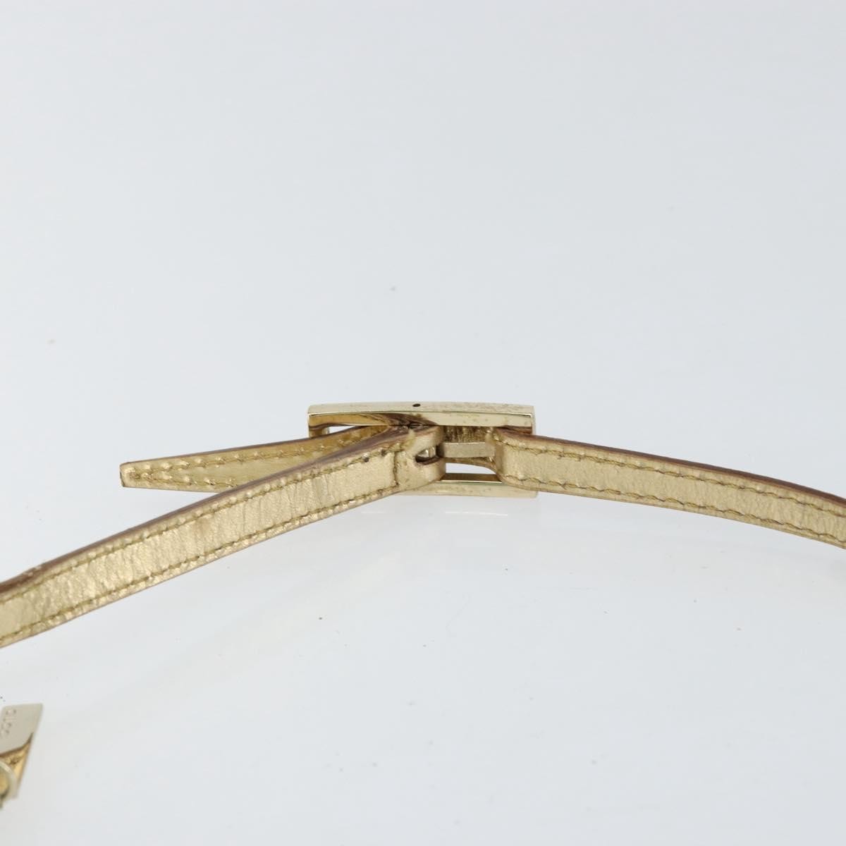 Gucci Vintage Pochette Shoulder Bag GG Canvas