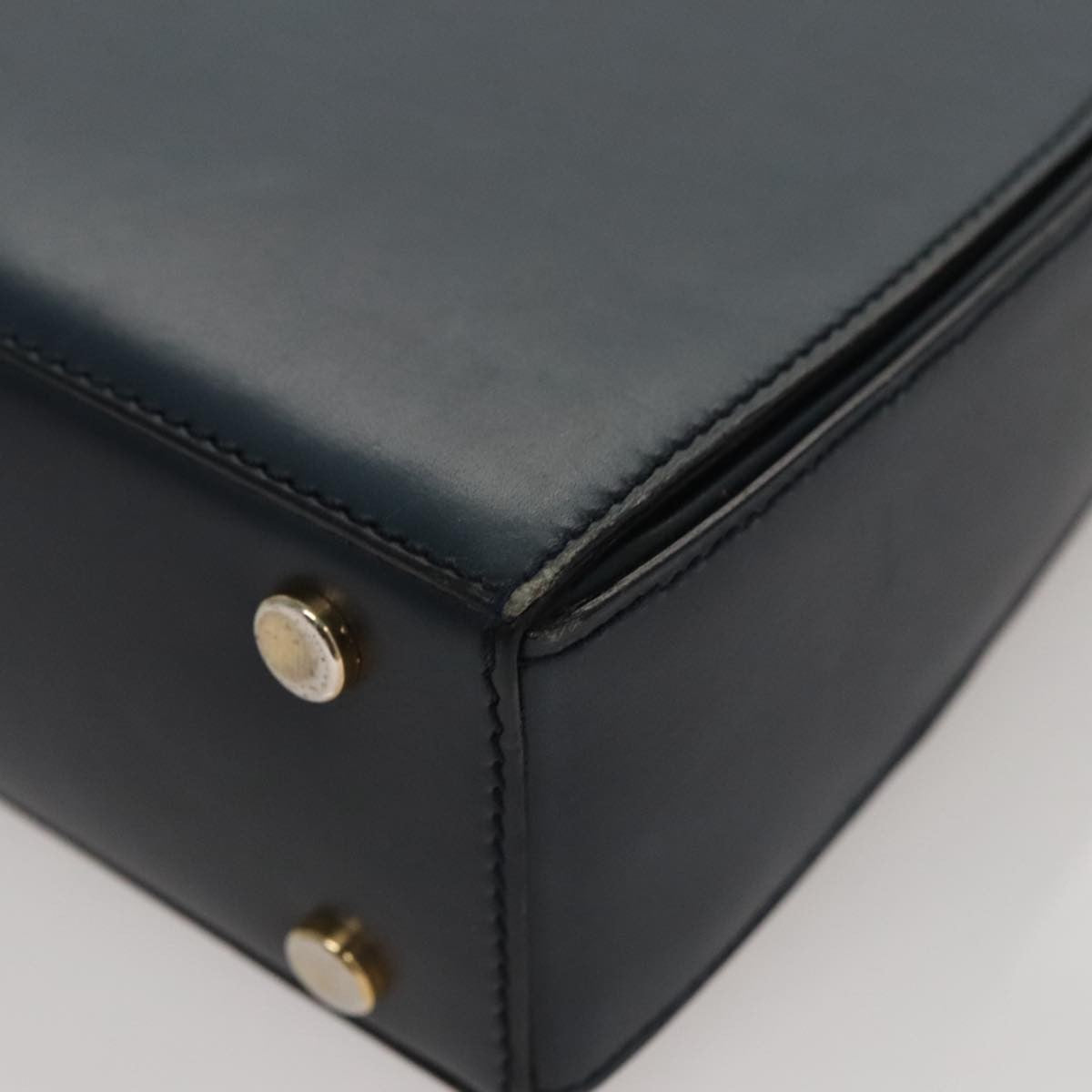 Celine Circle Logo Handbag Leather