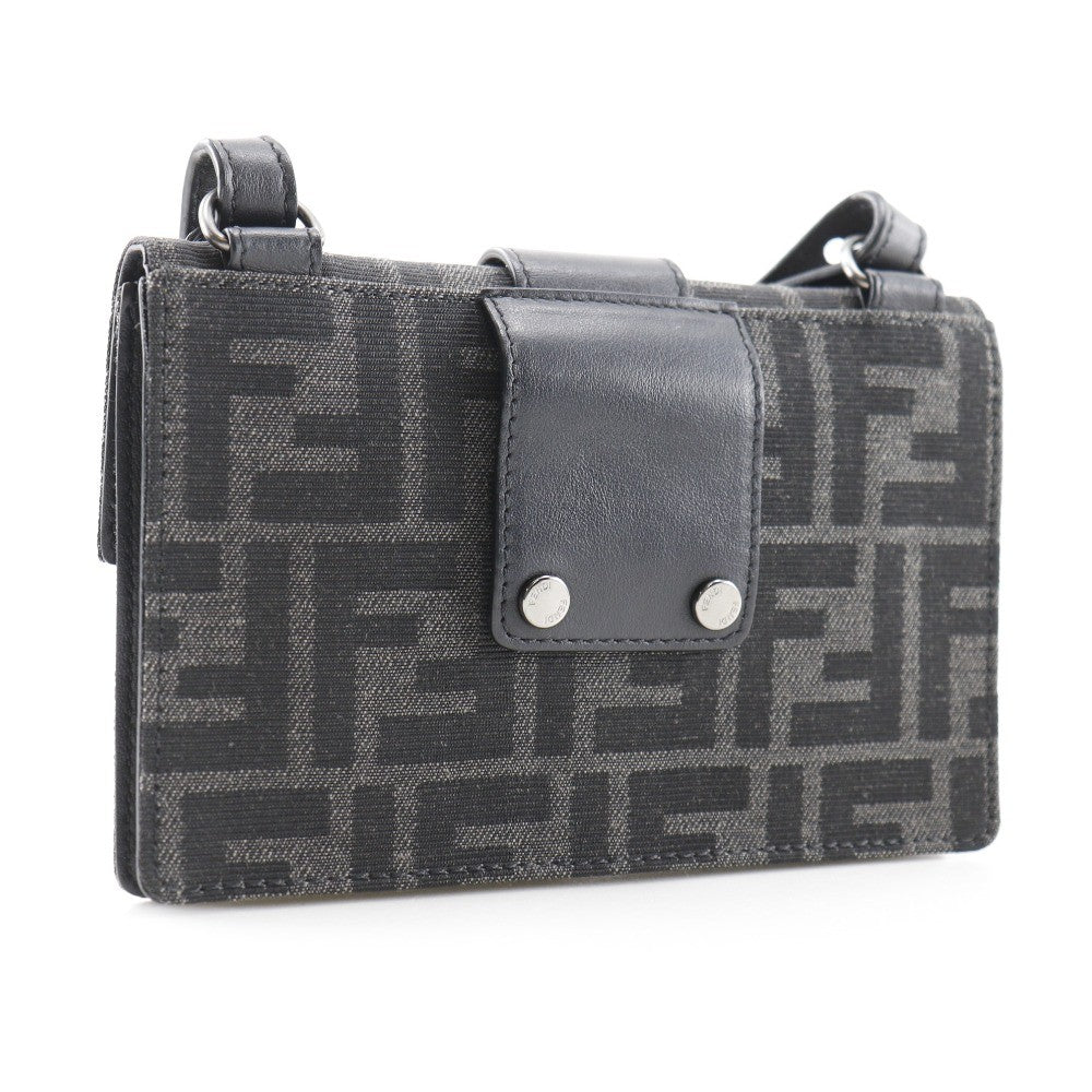 Fendi Baguette Convertible Belt Bag Zucca canvas