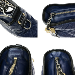 Chanel Gabrielle Hobo Quilted Goatskin and Patent