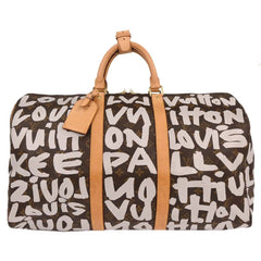 Louis Vuitton Keepall Bag Limited Edition Monogram Graffiti