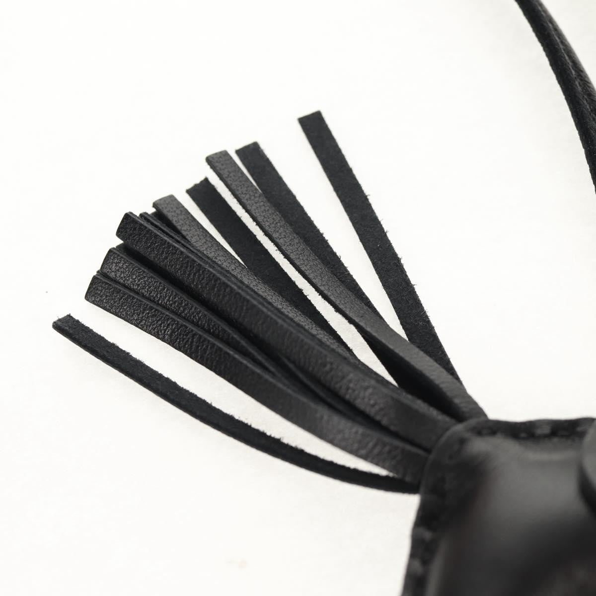 Hermes So Black GriGri Rodeo Bag Charm Leather