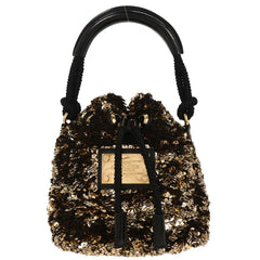 Louis Vuitton Noe Rococo Handbag Sequins