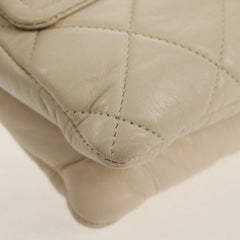 Chanel Padded Envelope Flap Bag Quilted Aged Calfskin