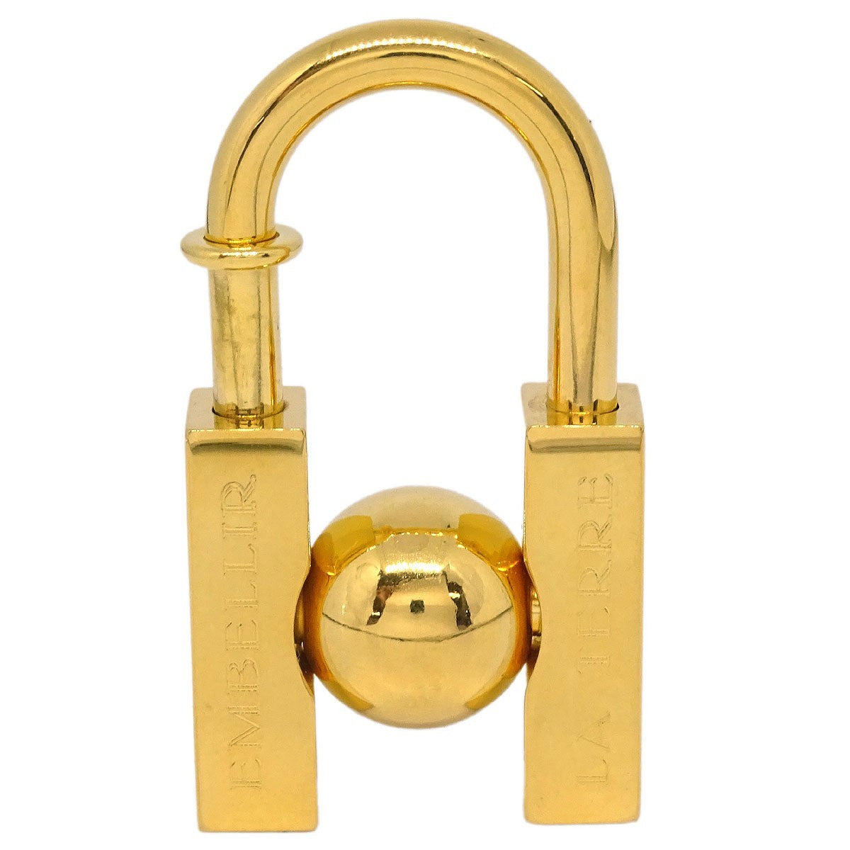 Hermes LHomme Peut Embellir La Terre Cadena Lock Charm Metal