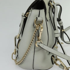 Chloe Faye Backpack Leather and Suede