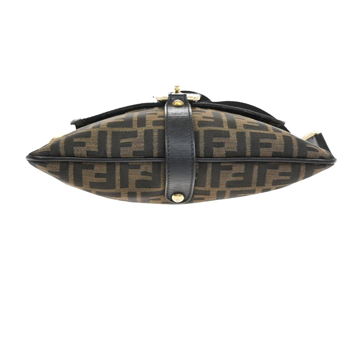 Fendi Chef Zip Crossbody Bag Zucca Canvas