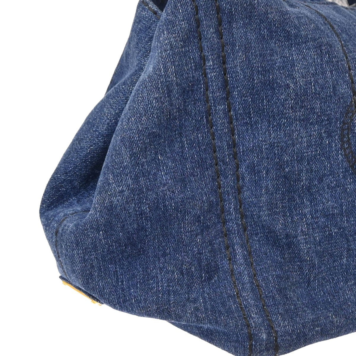 Prada Canapa Convertible Tote Denim