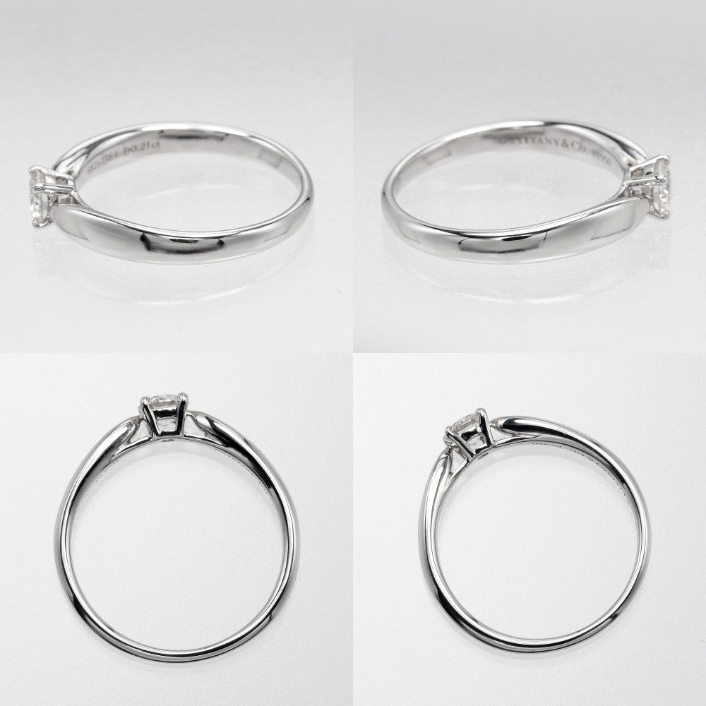 Tiffany & Co. Harmony Solitaire Ring Platinum with RBC Diamond