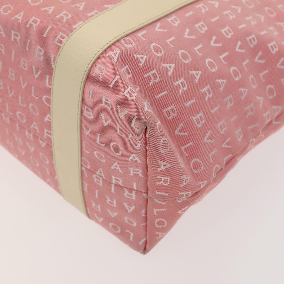 Bvlgari B.Zero1 Logomania Bag Canvas with Leather