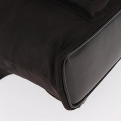 Gucci Vintage Bamboo Backpack Nylon and Patent Leather