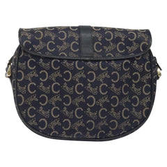 Celine C Sulky Shoulder bag Canvas and Leather