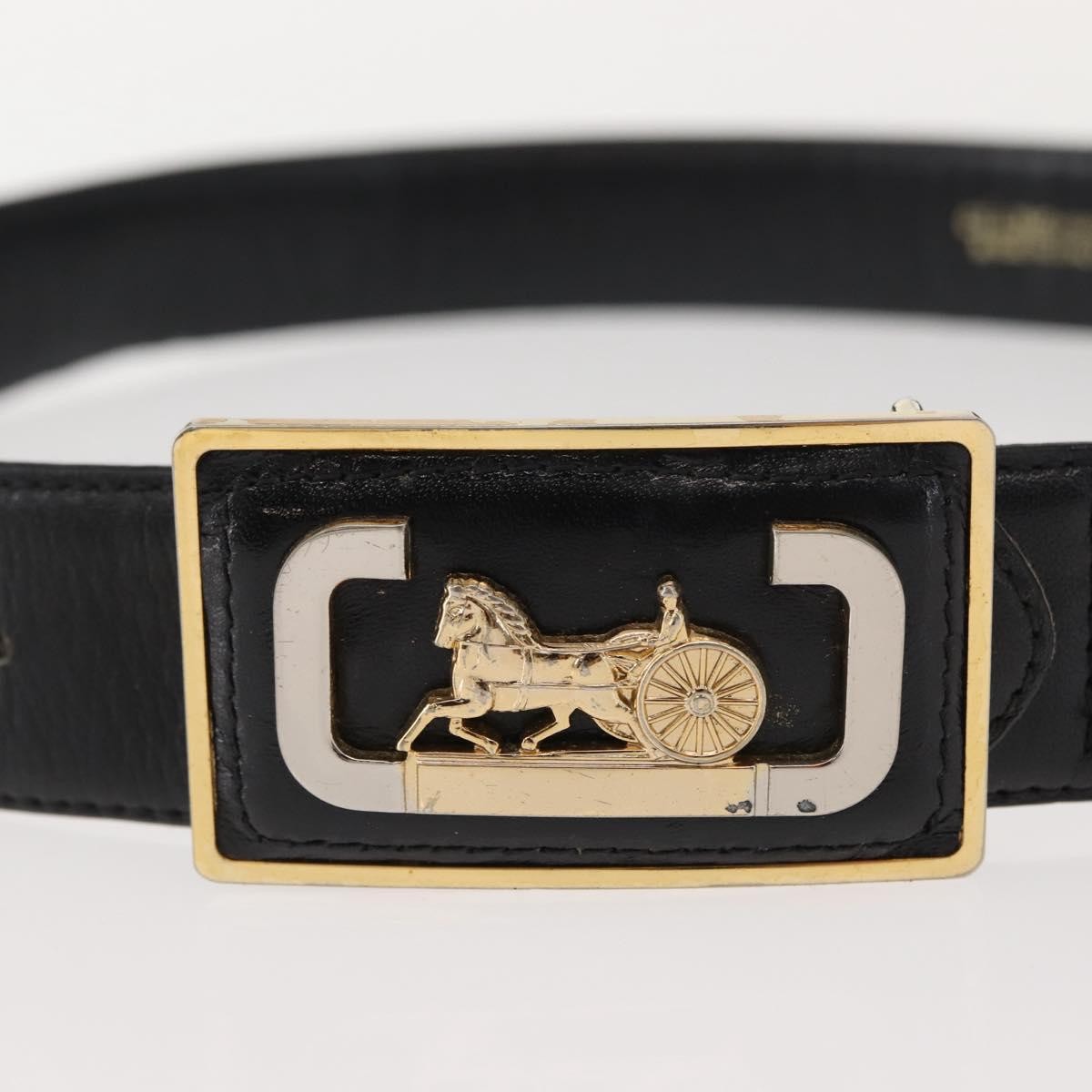 Celine Belt Leather with Metal