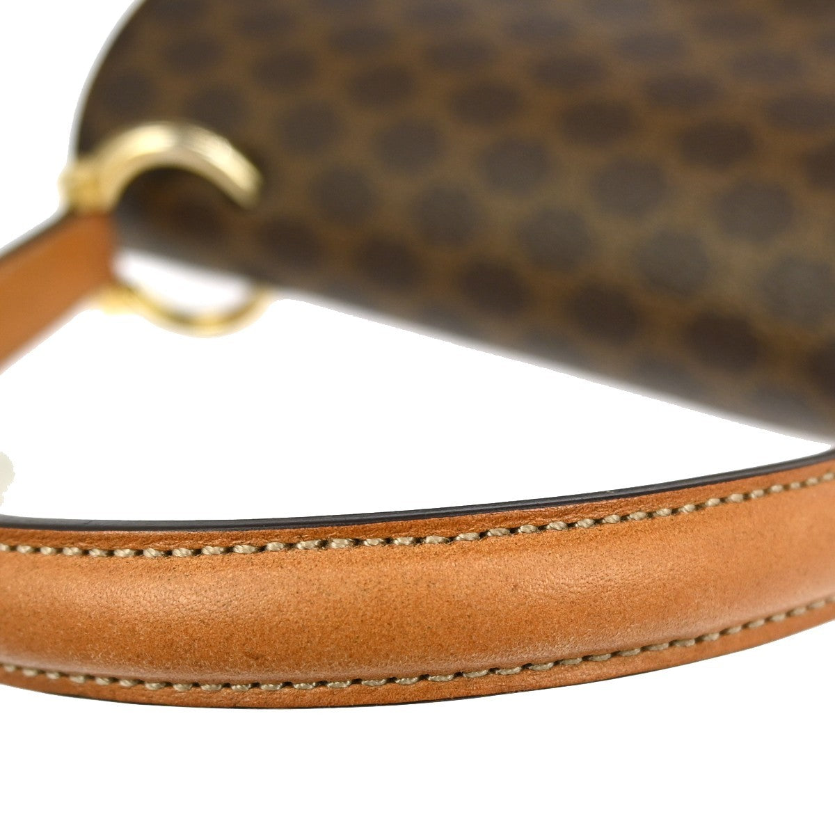 Celine Triomphe vintage handbag Macadam canvas