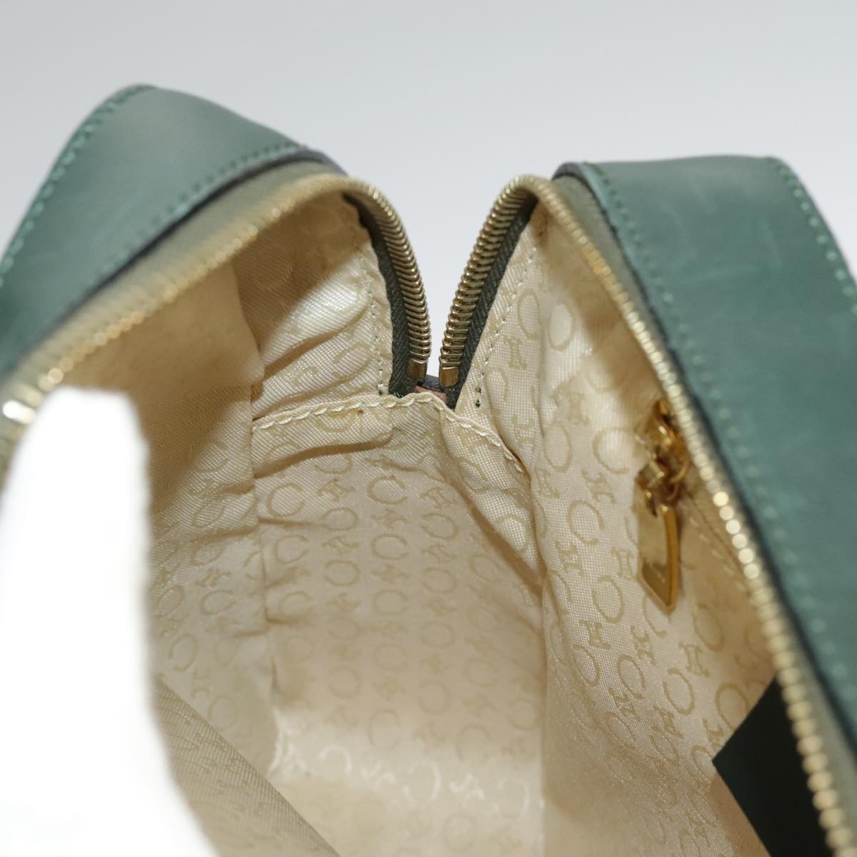 Celine C Macadam Handbag Canvas