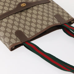 Gucci Sherry Line Tote Canvas