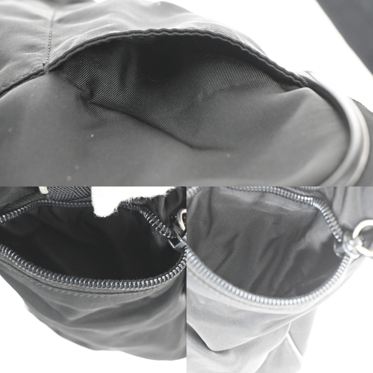 Prada Expandable Front Zip Boston Bag Tessuto