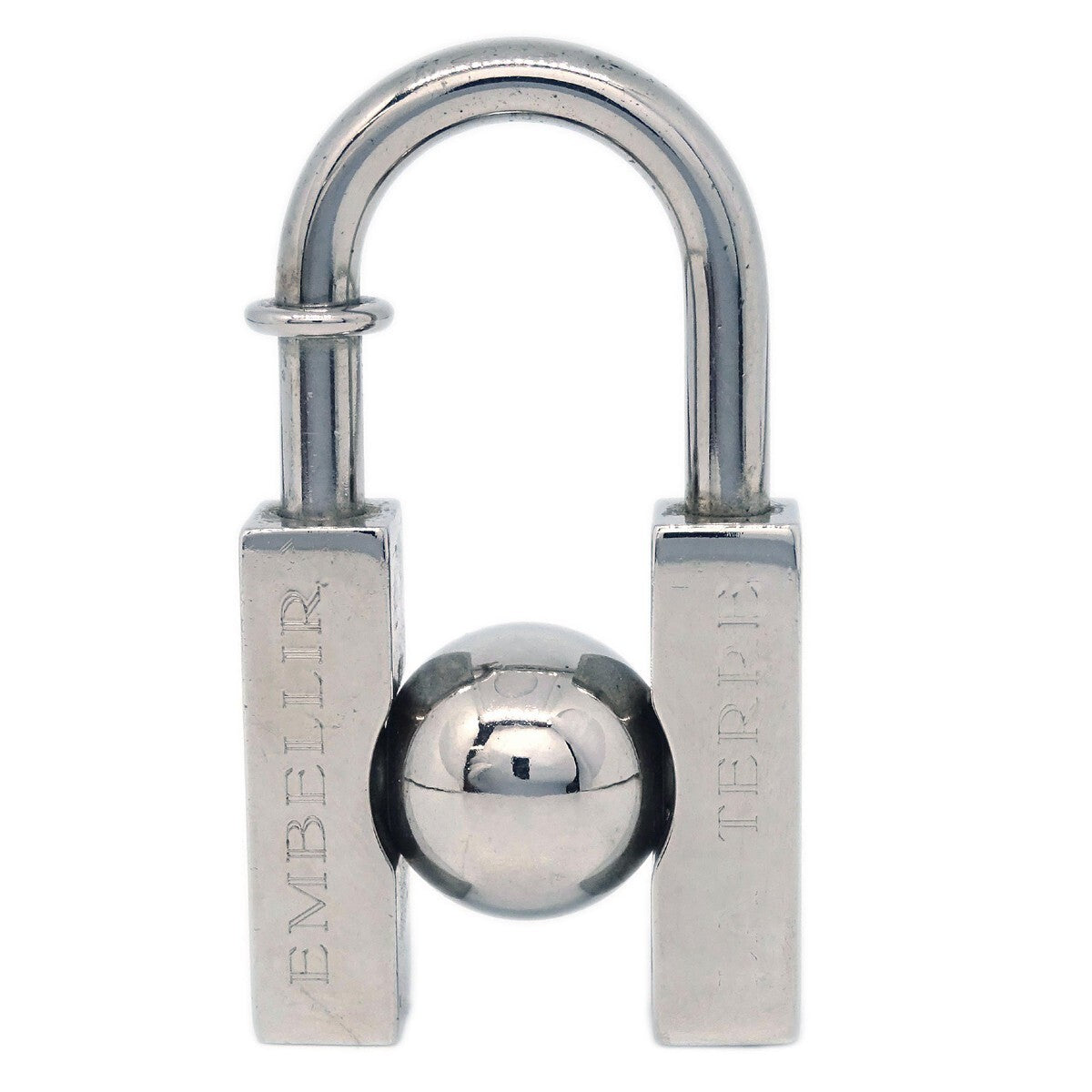 Hermes LHomme Peut Embellir La Terre Cadena Lock Charm Metal