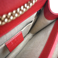 Gucci Interlocking Shoulder Bag Leather