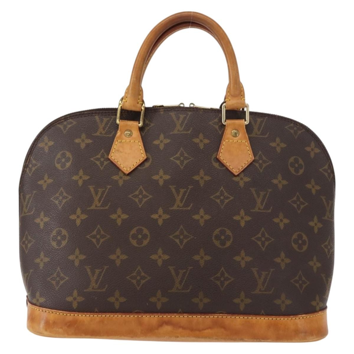 Louis Vuitton Alma Handbag Monogram Canvas