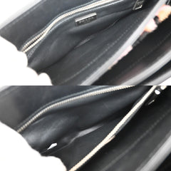 Prada Chain Flap Shoulder Bag Pony Hair and Nylon