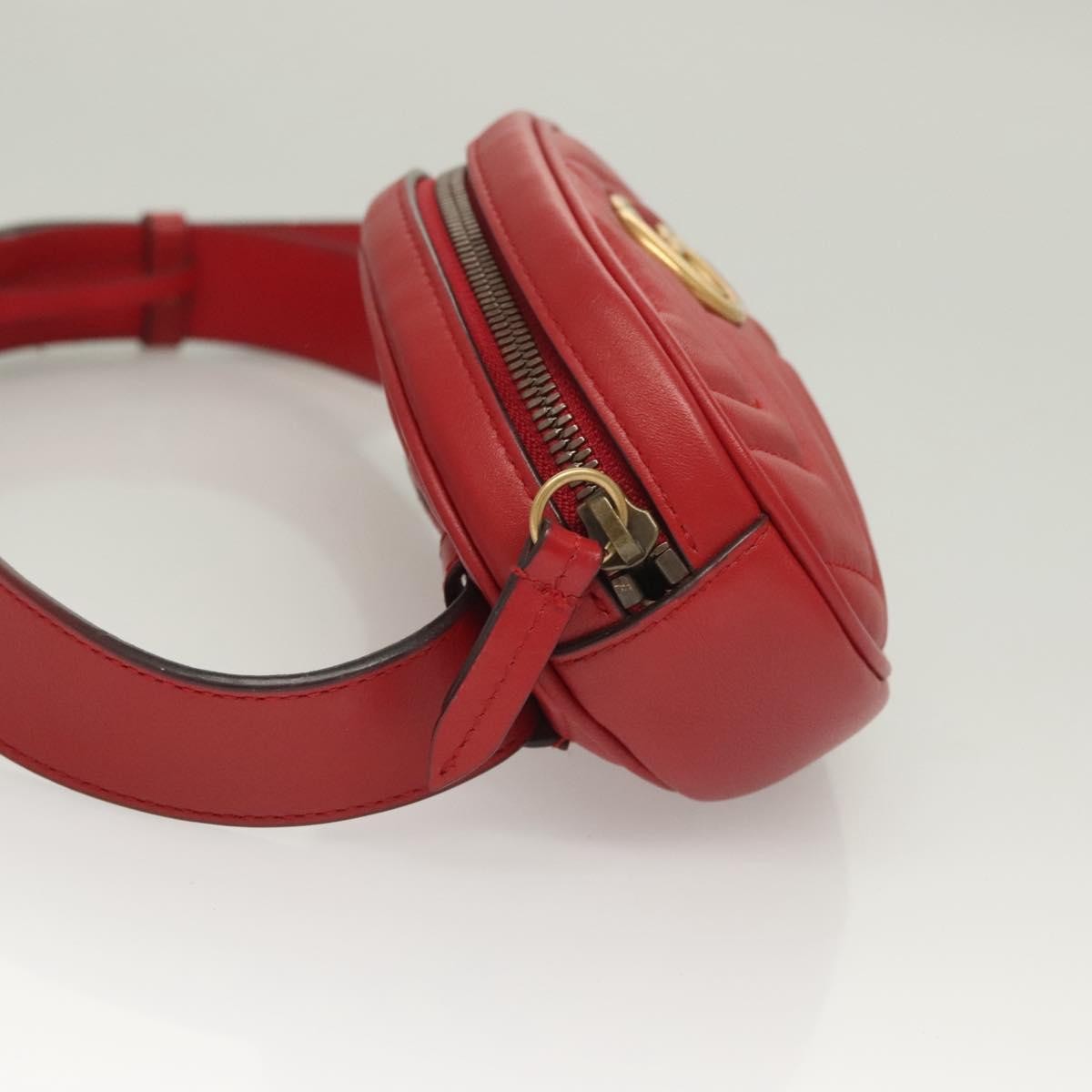 Gucci GG Marmont Belt Bag Matelasse Leather