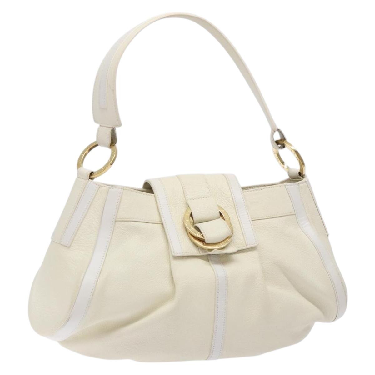 Bvlgari Chandra Top Handle Bag Leather