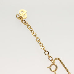 Christian Dior CD Pendant Necklace Metal and Crystals