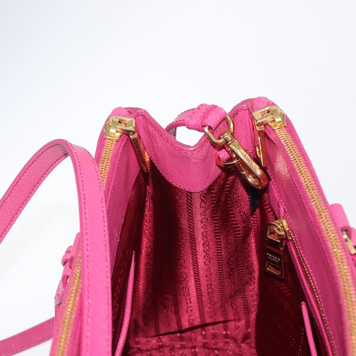 Prada Double Zip Lux Tote Saffiano Leather