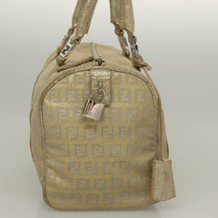Fendi Boston Bag Zucchino Lurex Canvas