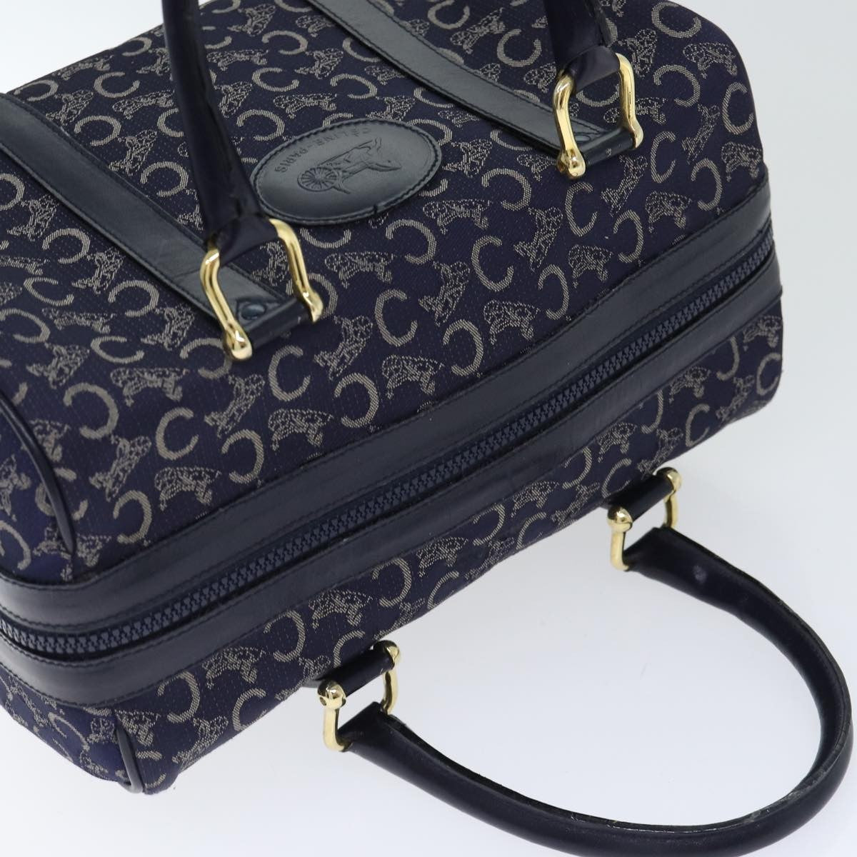 Celine C Sulky Boston bag Canvas