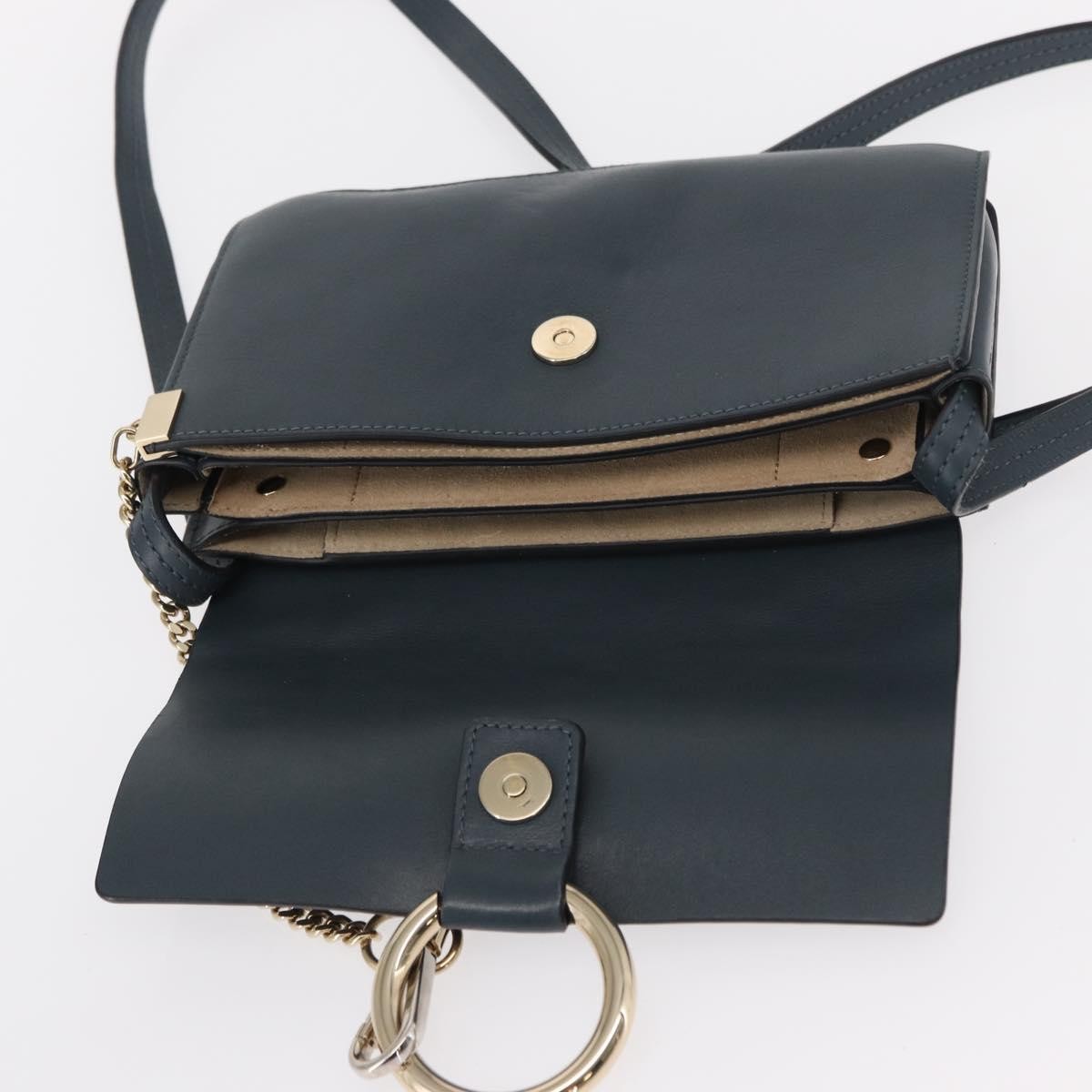Chloe Faye Shoulder Bag Leather and Suede