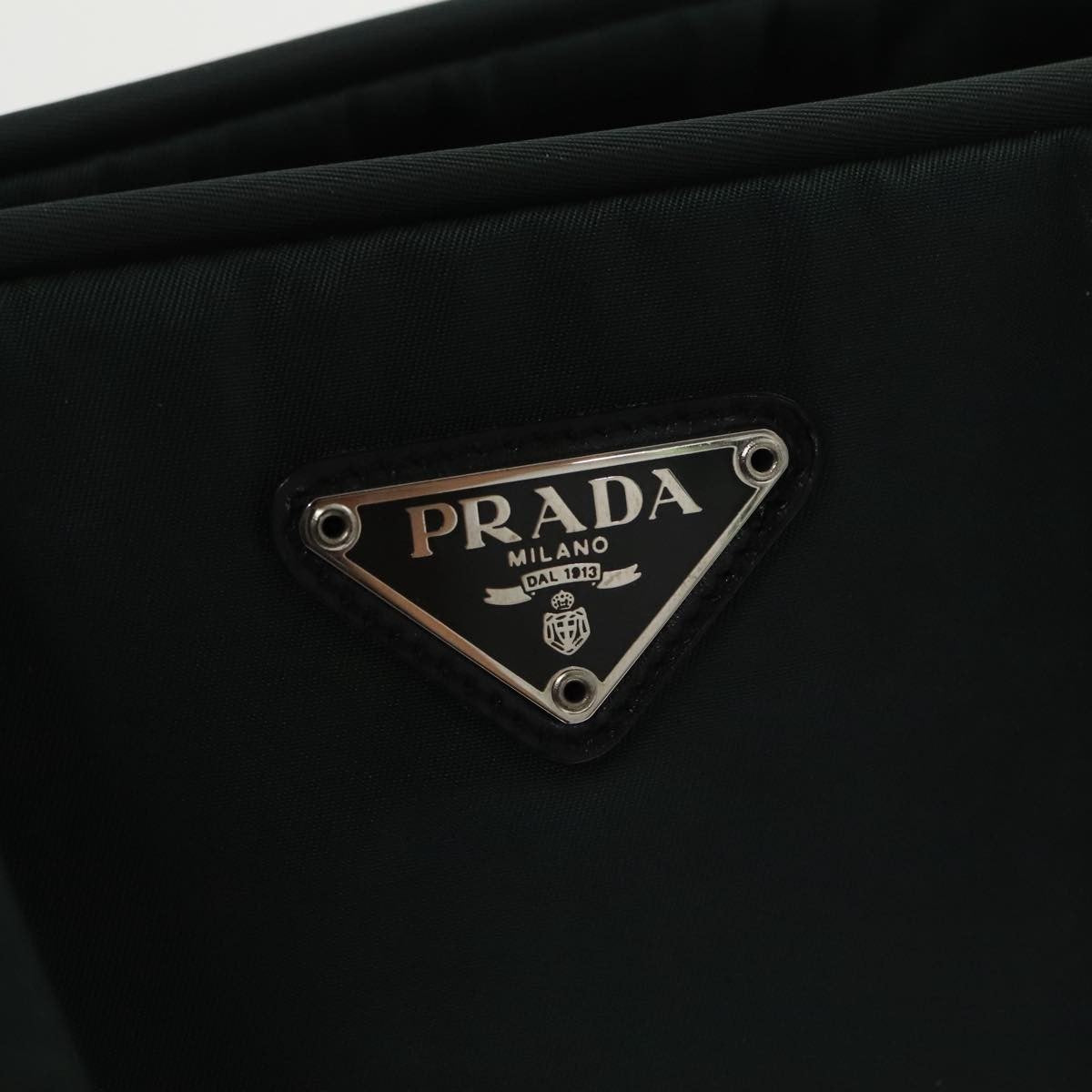 Prada Vintage Zip Handbag Tessuto
