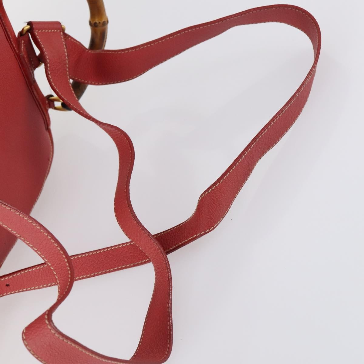 Gucci Vintage Bamboo Backpack Suede