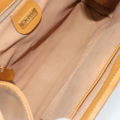 Gucci Vintage Shoulder Bag Canvas and Leather