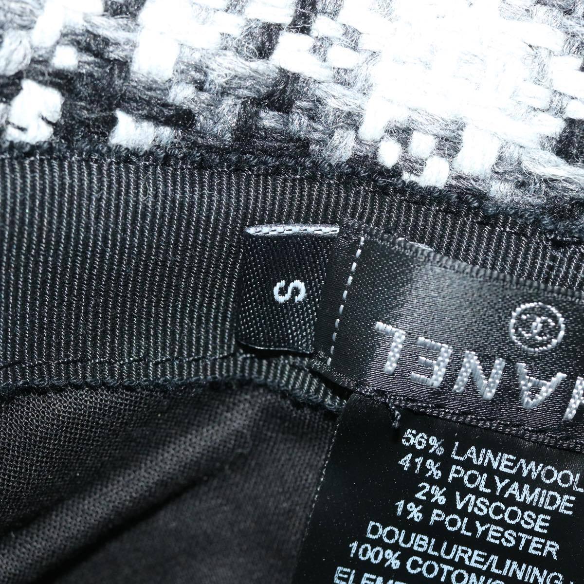 Chanel Beaded CC Bucket Hat Wool