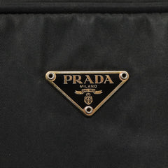 Prada Zip Around Tote Tessuto