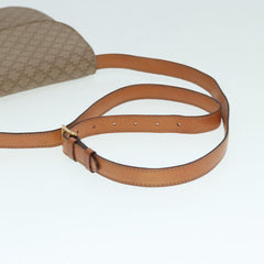 Celine Vintage Macadam Shoulder Bag Canvas