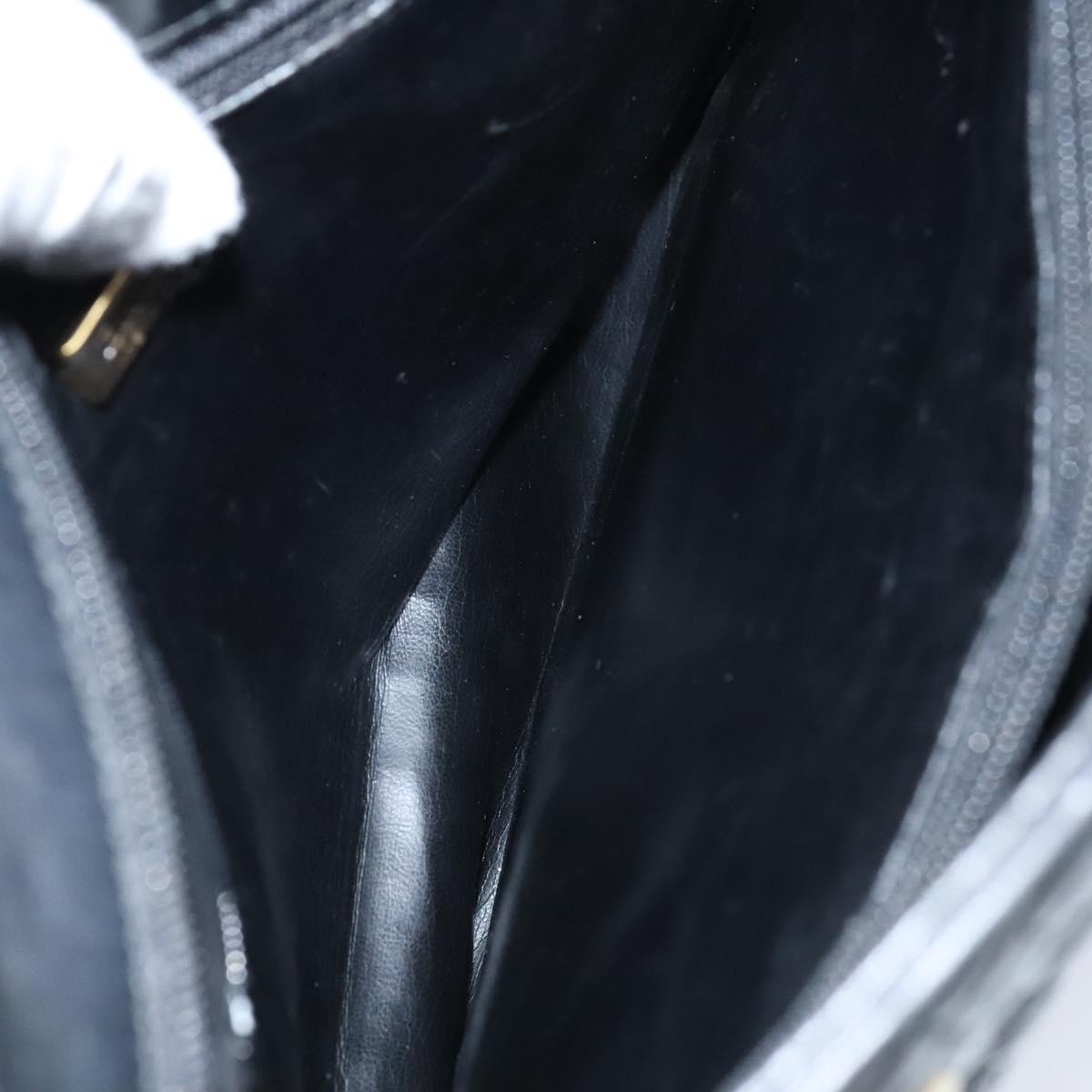 Bally Vintage Chain Shoulder Bag Quilted Leather