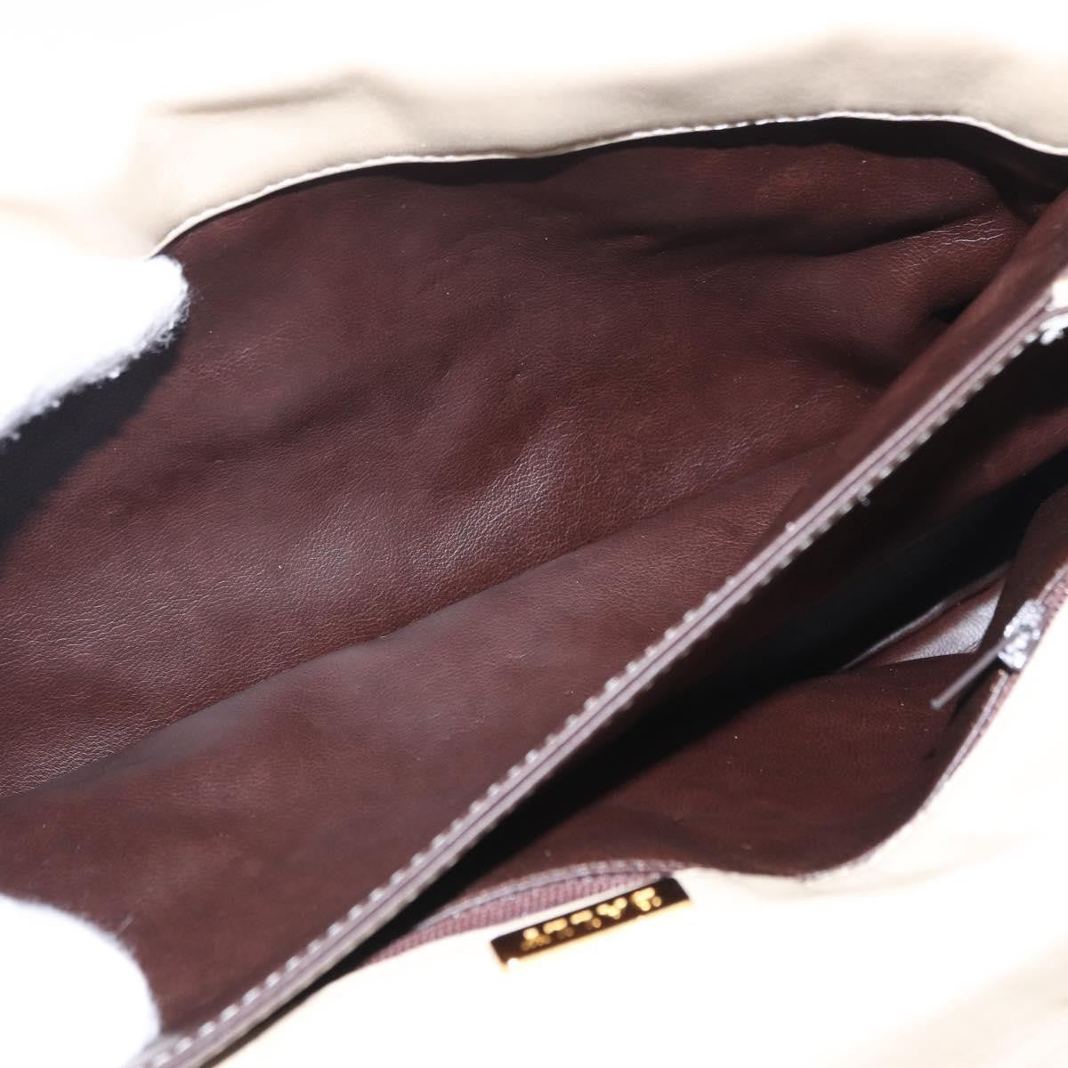 Bally Vintage Chain Shoulder Bag Quilted Leather